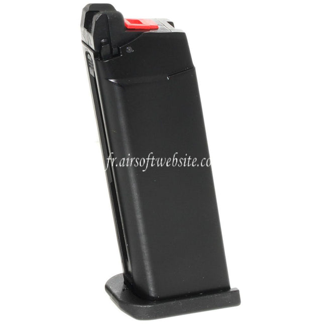 Armorer Works AW 23 Billes MOS Gaz Chargeur Convient pour Optic Ready Slide Version EMG SAI BLU COMPACT WE AW VX9 G19 Série GBB Pistolet Airsoft Noir