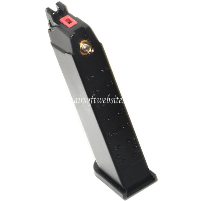 Armorer Works AW 27 Billes MOS Gaz Chargeur Convient pour Standard Slide Version EMG SAI BLU WE AW VX7 VX9 G17 G19 Série GBB Pistolet Airsoft Noir