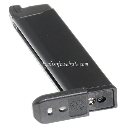 Armorer Works AW 27 Billes MOS Gaz Chargeur Convient pour Standard Slide Version EMG SAI BLU WE AW VX7 VX9 G17 G19 Série GBB Pistolet Airsoft Noir