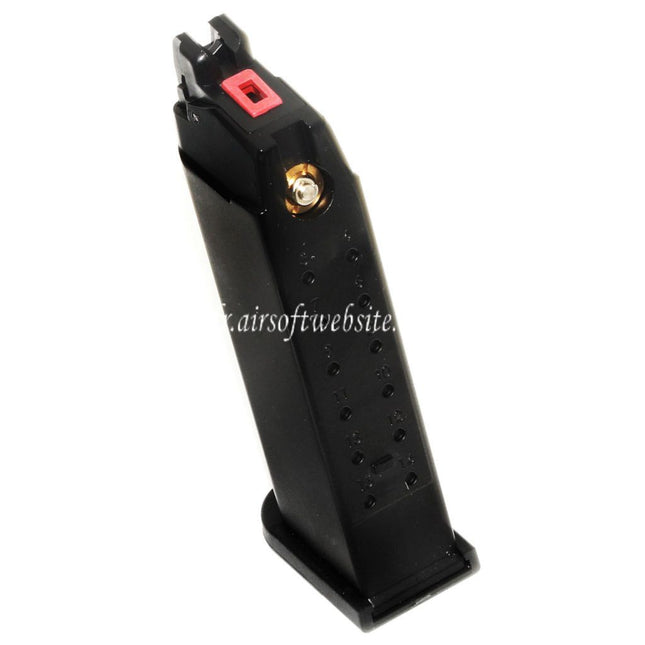 Armorer Works AW 23 Billes MOS Gaz Chargeur Convient pour Standard Slide Version EMG SAI BLU COMPACT WE AW VX9 G19 Série GBB Pistolet Airsoft Noir