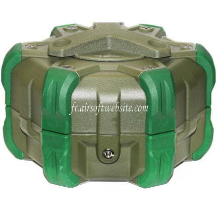 WE (WE-TECH) 350 Billes Gaz Chargeur Tambour Convient pour G17 G18C G-Série GBB Pistolet Airsoft