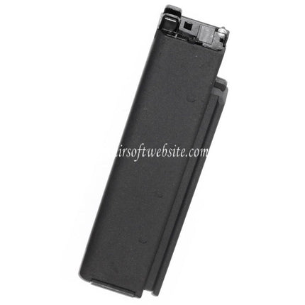 WE (WE-TECH) 30 Billes Gaz Chargeur Court Type Convient pour CYBERGUN Thompson M1A1 Série GBB SMG Fusil Airsoft Noir