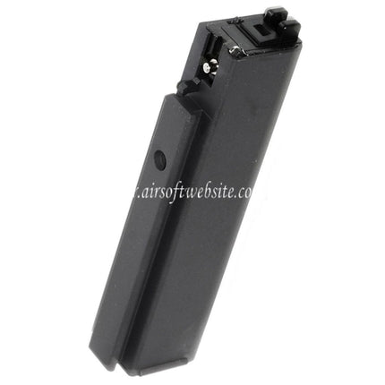 WE (WE-TECH) 30 Billes Gaz Chargeur Court Type Convient pour CYBERGUN Thompson M1A1 Série GBB SMG Fusil Airsoft Noir