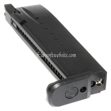 EMG Licensed Hudson??25 Billes Gaz Chargeur Convient pour EMG Hudson H9 Série GBB Pistolet Airsoft Noir