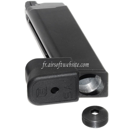 EMG Licensed SAI??BLU COMPACT 25 Billes Co2 Chargeur Convient pour G19 G23 G26 Série GBB Pistolet Airsoft Noir