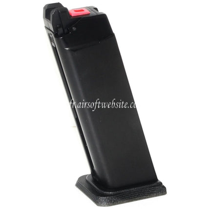 EMG SAI BLU 25 Billes Gaz Chargeur Convient pour G17 G18C G34 G35 G-Série GBB Pistolet Airsoft Noir