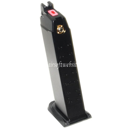 EMG SAI BLU 25 Billes Gaz Chargeur Convient pour G17 G18C G34 G35 G-Série GBB Pistolet Airsoft Noir