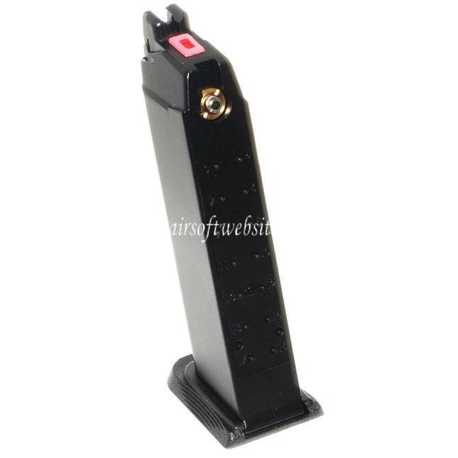 EMG SAI BLU 25 Billes Gaz Chargeur Convient pour G17 G18C G34 G35 G-Série GBB Pistolet Airsoft Noir