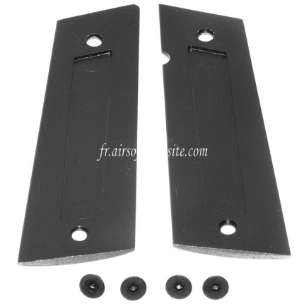 EMG Licensed SAI??RED Poignée Couvre avec Logo Convient pour EMG SAI RED DS Double Stack 1911 Série GBB Pistolet Airsoft Noir