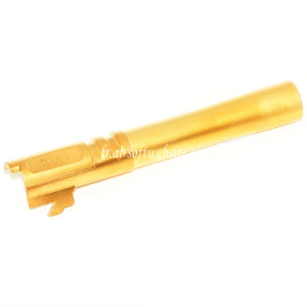 EMG Licensed SAI 2011 DS 123mm/127mm Canon Extérieur Convient pour EMG SAI 2011 DS 5.1 Hi-Capa GBB Pistolet Airsoft Or