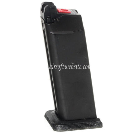 EMG Licensed SAI??BLU COMPACT 23 Billes Gaz Chargeur Convient pour G19 G23 G26 Série GBB Pistolet Airsoft Noir