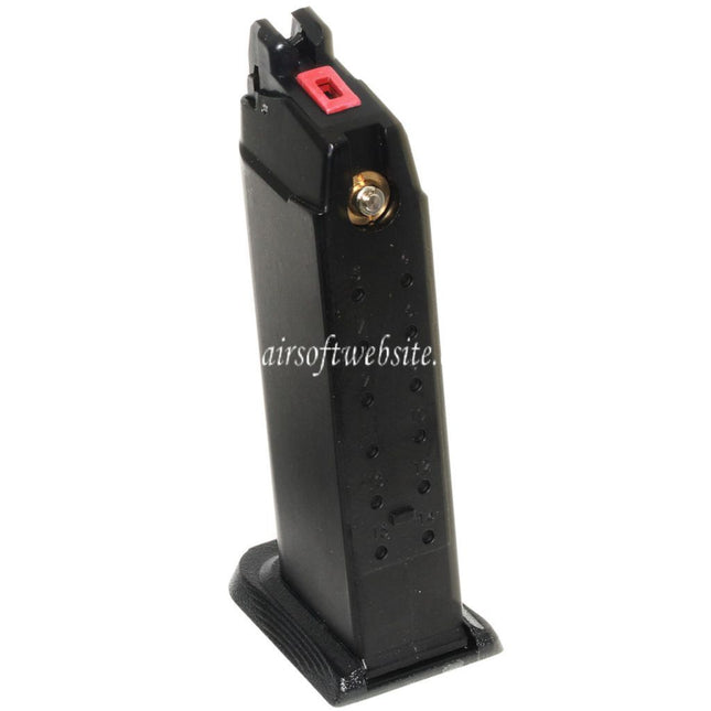 EMG Licensed SAI??BLU COMPACT 23 Billes Gaz Chargeur Convient pour G19 G23 G26 Série GBB Pistolet Airsoft Noir