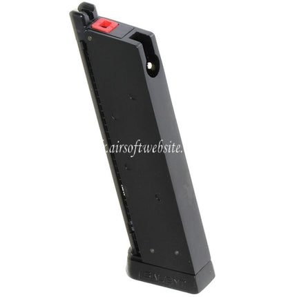 EMG Licensed SAI??RED 16 Billes Tactical Gaz Chargeur Convient pour EMG SAI Red / AW NE Série / WE Single Stack 1911 Série GBB Pistolet Airsoft Noir