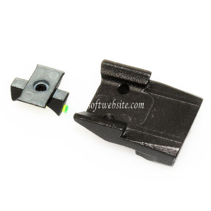 EMG SAI DS Fibre Optique Guidon Hausse Convient pour EMG SAI DS AW WE Tokyo Marui Hi-Capa Série GBB Pistolet Airsoft