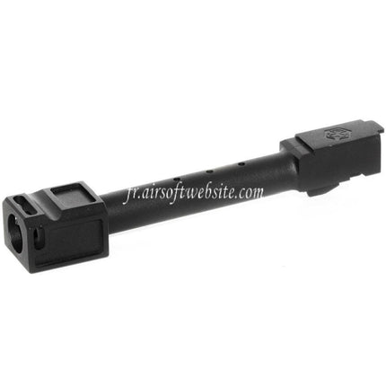 Armorer Works AW VX Canon Extérieur Kit avec Compensateur MOD-1 Convient pour AW VX7 Série / EMG SAI BLU Standard / ISSC M22 / Lonewolf / Tokyo Marui / WE G17 G18C GBB Pistolet Airsoft