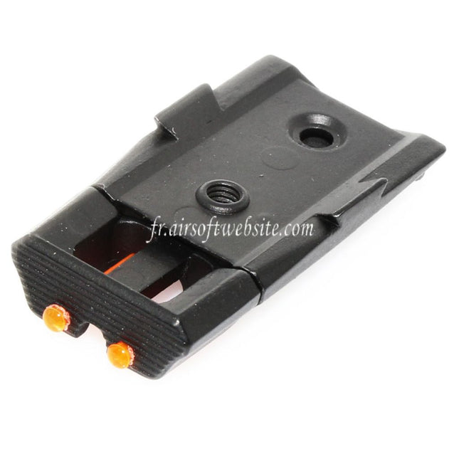 Armorer Works AW HX Fibre Optique Adjustable Hausse Convient pour AW WE Tokyo Marui Hi-Capa Série GBB Pistolet Airsoft