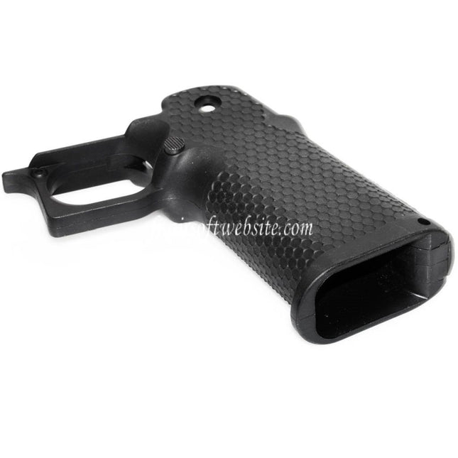 Armorer Works AW HX #2 Hexagone Pistolet Poignée Convient pour EMG AW WE Tokyo Marui Hi-Capa Série GBB Pistolet Airsoft Noir