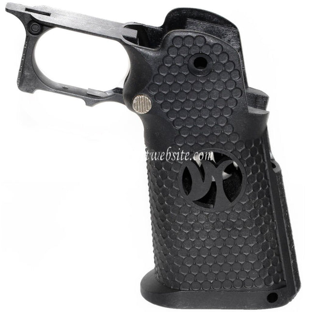 Armorer Works AW HX #3 Hexagone Pistolet Poignée Convient pour EMG AW WE Tokyo Marui Hi-Capa Série GBB Pistolet Airsoft Noir