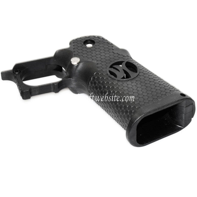 Armorer Works AW HX #3 Hexagone Pistolet Poignée Convient pour EMG AW WE Tokyo Marui Hi-Capa Série GBB Pistolet Airsoft Noir