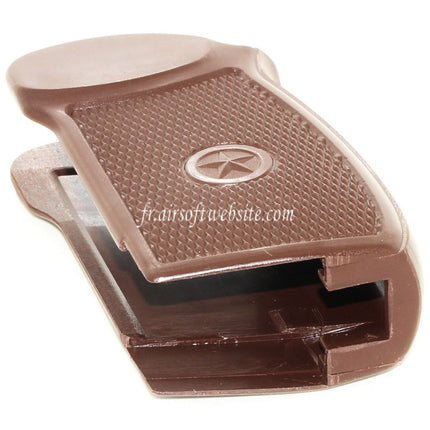 WE (WE-TECH) Polymère Poignée Couvre Convient pour WE MAKAROV GBB Pistolet Airsoft Brun