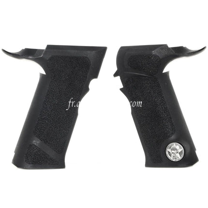 WE (WE-TECH) Plastique Poignée Couvre Convient pour WE P226 P-Virus Série GBB Pistolet Airsoft Noir