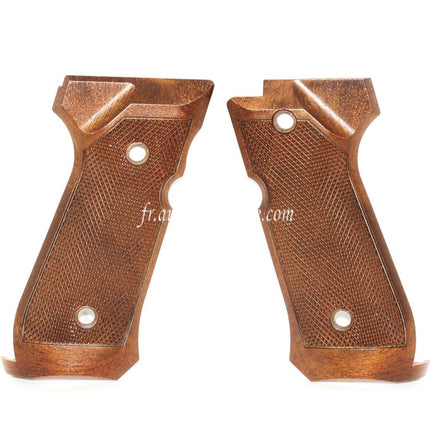 WE (WE-TECH) Nylon Poignée Couvre Convient pour KJ Tokyo Marui WE M9 M92 M92F Série GBB Pistolet Airsoft Brun