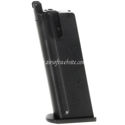 WE (WE-TECH) 27 Billes Gaz Chargeur Convient pour WE CYBERGUN Thompson Desert Eagle L6 version .50AE Série GBB Pistolet Airsoft Noir