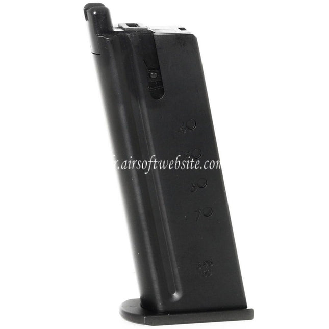 WE (WE-TECH) 27 Billes Gaz Chargeur Convient pour WE CYBERGUN Thompson Desert Eagle L6 version .50AE Série GBB Pistolet Airsoft Noir