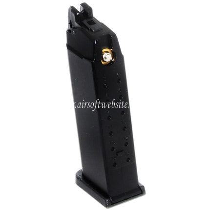 WE (WE-TECH) 23 Billes MOS Gaz Chargeur Convient pour Optic Ready Slide Version EMG SAI BLU COMPACT WE AW VX9 G19 Série GBB Pistolet Airsoft Noir