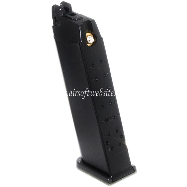 WE (WE-TECH) 27 Billes MOS Gaz Chargeur Convient pour Optic Ready Slide Version EMG SAI BLU WE Galaxy AW VX7 VX9 G17 G19 Série GBB Pistolet Airsoft Noir