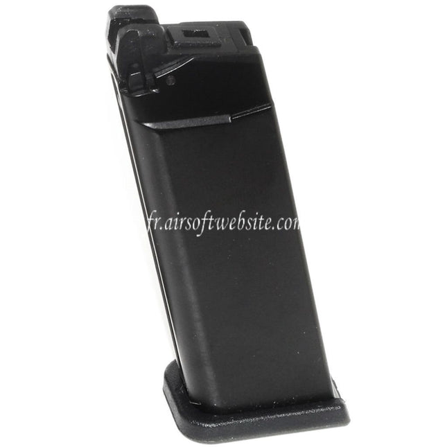 WE (WE-TECH) 20 Billes Gaz Chargeur Convient pour G19 G23 G26 Série GBB Pistolet Airsoft Noir