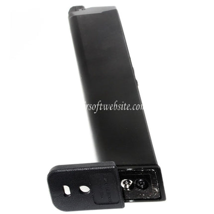 WE (WE-TECH) 50 Billes Gaz Chargeur Long Type Convient pour G17 G18C G34 G35 G-Série GBB Pistolet Airsoft Noir