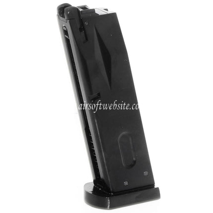 WE (WE-TECH) 26 Billes Gaz Chargeur Convient pour AW MB Série / KJW / Tokyo Marui / WE 902 M9 M92 Série GBB Pistolet Airsoft Noir