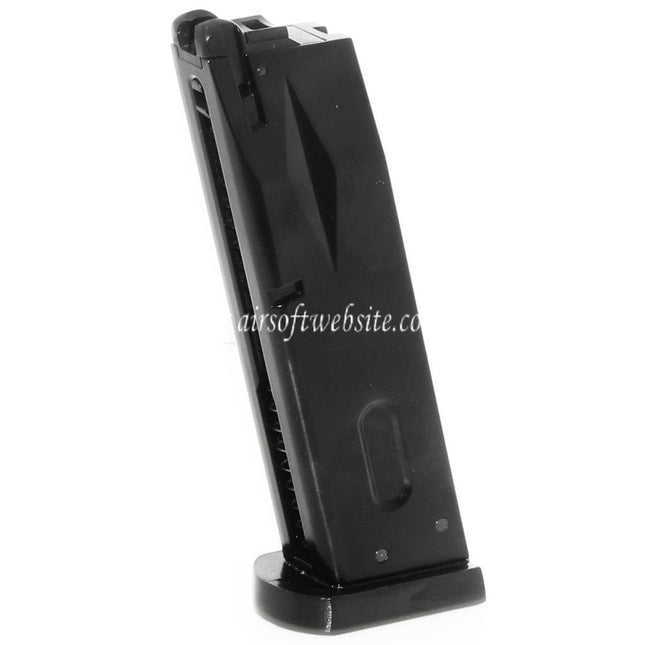 WE (WE-TECH) 26 Billes Gaz Chargeur Convient pour AW MB Série / KJW / Tokyo Marui / WE 902 M9 M92 Série GBB Pistolet Airsoft Noir