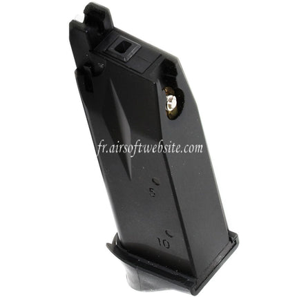 WE (WE-TECH) 17 Billes Gaz Chargeur Convient pour P99 COMPACT Série GBB Pistolet Airsoft Noir
