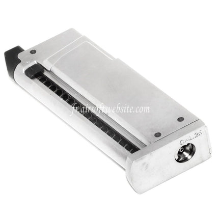 WE (WE-TECH) 7 Billes Gaz Chargeur Convient pour Cybergun COLT JUNIOR .25 Mighty Mouse WE CT25 GBB Pistolet Airsoft Argent