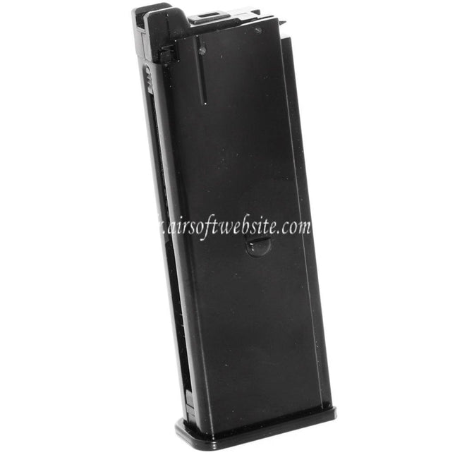 WE (WE-TECH) Gaz Chargeur (Long/Court Type) Convient pour Armorer Works AW Broomhandle BH WE M712 Série GBB Pistolet Airsoft Noir