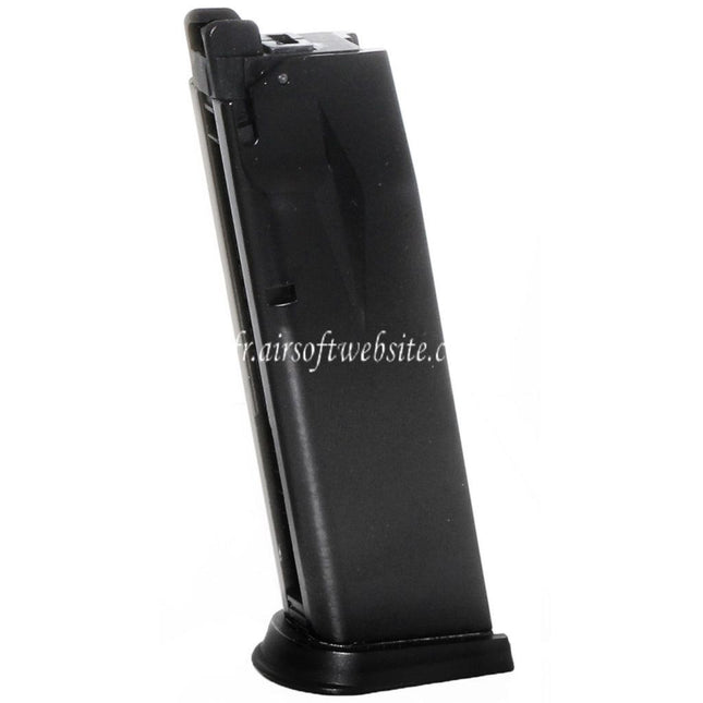 WE (WE-TECH) 24 Billes Gaz Chargeur Convient pour Cybergun Swiss Arms P229 WE F228 F229 Série GBB Pistolet Airsoft Noir