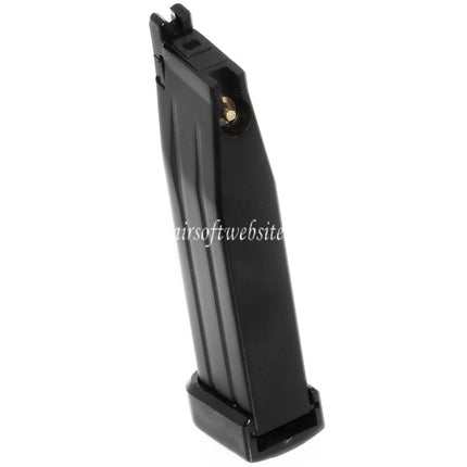 WE (WE-TECH) 30 Billes Co2 Chargeur Convient pour Hi-Capa Série GBB Pistolet Airsoft Noir
