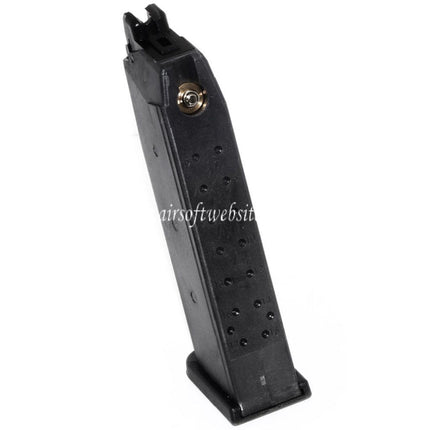 WE (WE-TECH) 25 Billes Polymère Gaz Chargeur Convient pour Stark Arms S17 S18 S19 G17 G18C G34 G35 G-Série GBB Pistolet Airsoft Noir