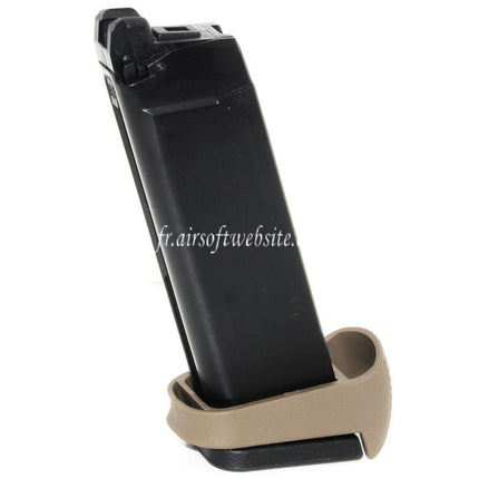 WE (WE-TECH) 25 Billes Co2 Chargeur Valve Key Poignée Extension Set Convient pour G17 G18C G34 G35 G-Série GBB Pistolet Airsoft Noir