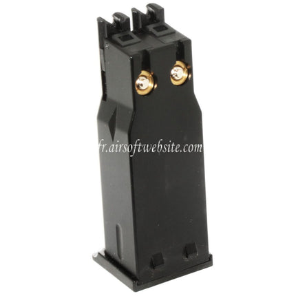 WE (WE-TECH) 32 Billes Double Canon Gaz Chargeur Convient pour WE Double Canon MAKAROV PMM Série GBB Pistolet Airsoft Noir