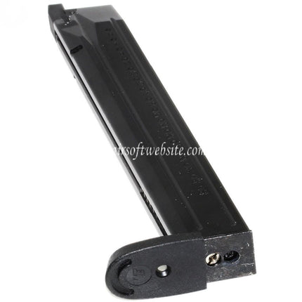 WE (WE-TECH) 50 Billes Gaz Chargeur Long Type Convient pour WE Toucan Big Bi Billes M&P Série GBB Pistolet Airsoft Noir