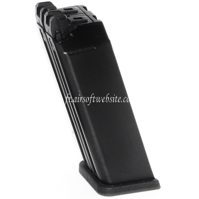 WE (WE-TECH) 48 Billes Gaz Chargeur Convient pour WE G17 G18C G19 G34 Double Canon Série GBB Pistolet Airsoft Noir