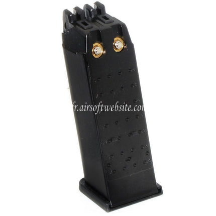 WE (WE-TECH) 48 Billes Gaz Chargeur Convient pour WE G17 G18C G19 G34 Double Canon Série GBB Pistolet Airsoft Noir