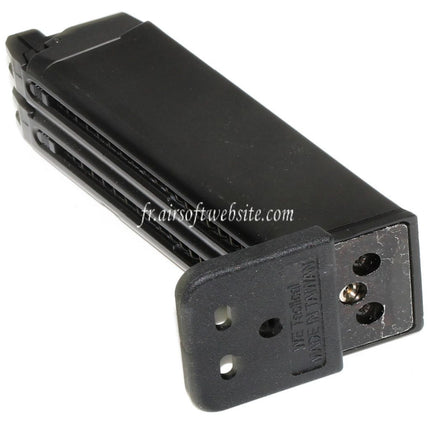 WE (WE-TECH) 48 Billes Gaz Chargeur Convient pour WE G17 G18C G19 G34 Double Canon Série GBB Pistolet Airsoft Noir