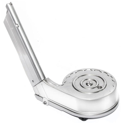 WE (WE-TECH) 50 Billes Gaz Chargeur Tambour Convient pour Armorer Works A180 Blaster WE P08 Luger GBB Pistolet