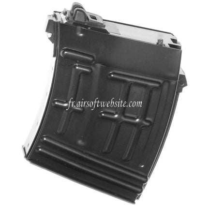 WE (WE-TECH) 21 Billes Gaz Chargeur Convient pour WE ACE VD SVD Série GBB Fusil Airsoft Noir