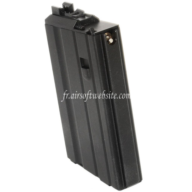 WE (WE-TECH) 20 Billes M16VN Gaz Chargeur Convient pour WE Open Bolt Type L85 / SCAR-L / R5C / T65 / HK416 / AR M4 M16 M16A1 XM177 GBB Fusil Airsoft Noir