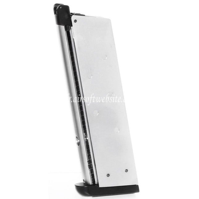 WE (WE-TECH) 16 Billes Tactical Gaz Chargeur Convient pour EMG SAI Red / AW NE Série / WE Single Stack 1911 Série GBB Pistolet Airsoft